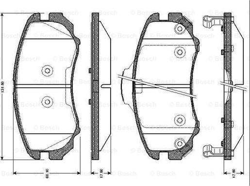 BOSCH 0 986 TB2 429 - Komplet Pločica, disk-kočnica www.molydon.hr