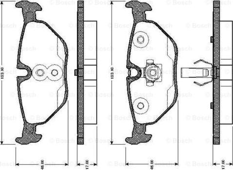 BOSCH 0 986 TB2 594 - Komplet Pločica, disk-kočnica www.molydon.hr