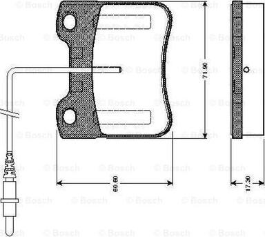 BOSCH 0 986 TB2 582 - Komplet Pločica, disk-kočnica www.molydon.hr