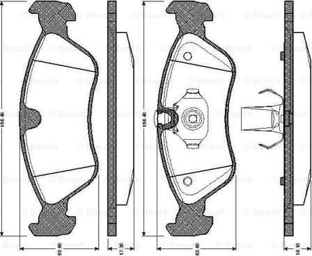 BOSCH 0 986 TB2 612 - Komplet Pločica, disk-kočnica www.molydon.hr