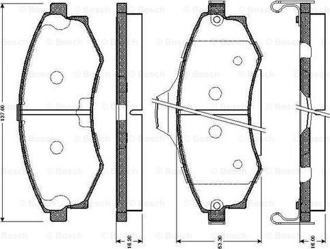 BOSCH 0 986 TB2 636 - Komplet Pločica, disk-kočnica www.molydon.hr