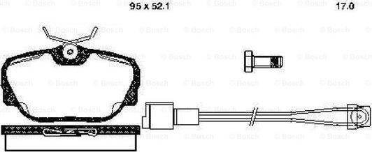 BOSCH 0 986 TB2 621 - Komplet Pločica, disk-kočnica www.molydon.hr