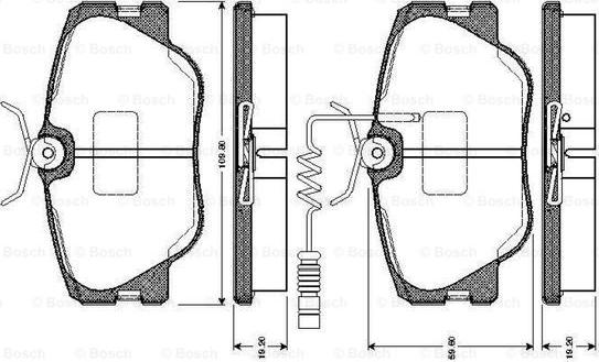 BOSCH 0 986 TB2 099 - Komplet Pločica, disk-kočnica www.molydon.hr