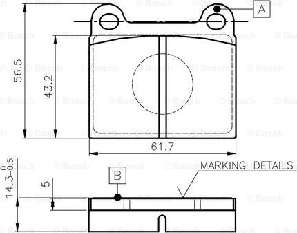 Remsa 0257.00 - Komplet Pločica, disk-kočnica www.molydon.hr