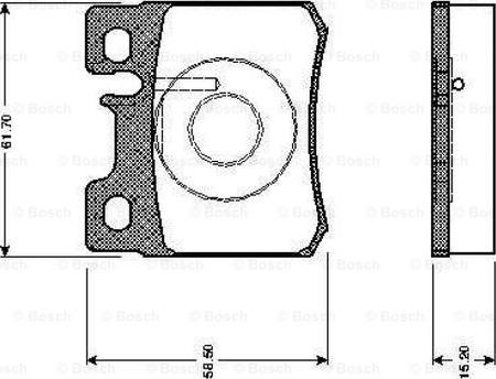 BOSCH 0 986 TB2 014 - Komplet Pločica, disk-kočnica www.molydon.hr