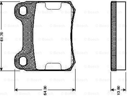 BOSCH 0 986 TB2 084 - Komplet Pločica, disk-kočnica www.molydon.hr