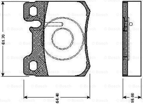 BOSCH 0 986 TB2 085 - Komplet Pločica, disk-kočnica www.molydon.hr