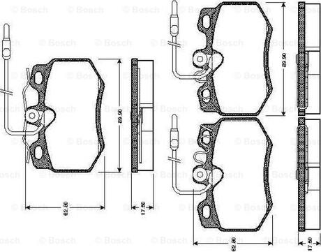 BOSCH 0 986 TB2 088 - Komplet Pločica, disk-kočnica www.molydon.hr