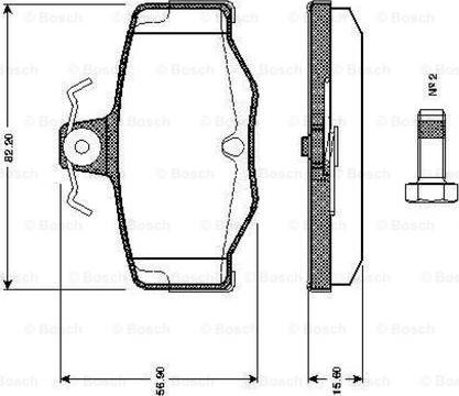 BOSCH 0 986 TB2 191 - Komplet Pločica, disk-kočnica www.molydon.hr