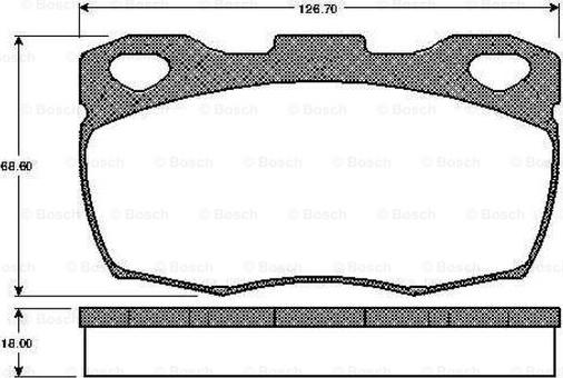 BOSCH 0 986 TB2 148 - Komplet Pločica, disk-kočnica www.molydon.hr