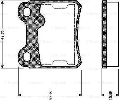 BOSCH 0 986 TB2 158 - Komplet Pločica, disk-kočnica www.molydon.hr