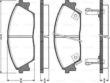 BOSCH 0 986 TB2 118 - Komplet Pločica, disk-kočnica www.molydon.hr