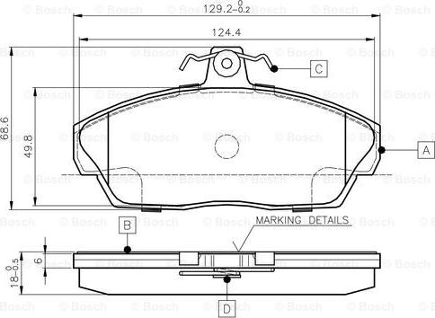 BOSCH 0 986 TB2 189 - Komplet Pločica, disk-kočnica www.molydon.hr