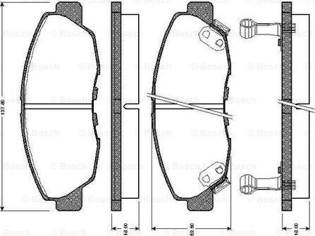 BOSCH 0 986 TB2 178 - Komplet Pločica, disk-kočnica www.molydon.hr