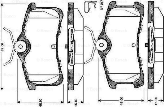 BOSCH 0 986 TB2 865 - Komplet Pločica, disk-kočnica www.molydon.hr