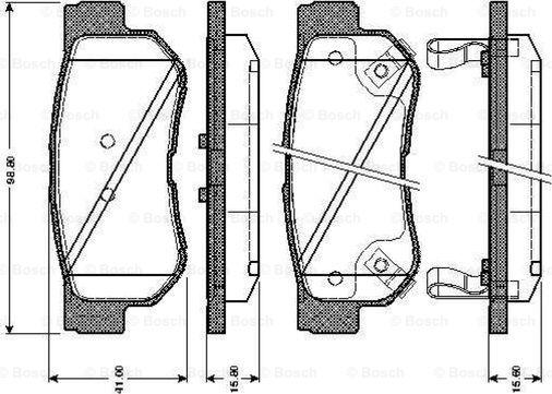 BOSCH 0 986 TB2 804 - Komplet Pločica, disk-kočnica www.molydon.hr