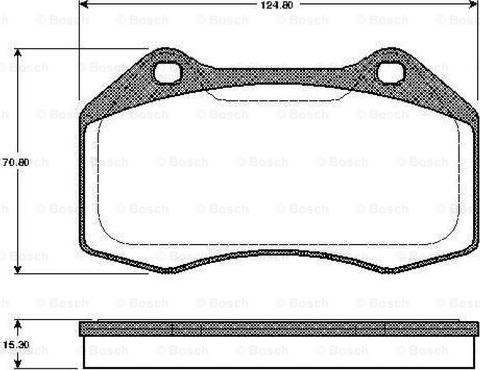 BOSCH 0 986 TB2 885 - Komplet Pločica, disk-kočnica www.molydon.hr