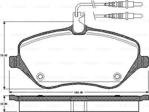 BOSCH 0 986 TB2 880 - Komplet Pločica, disk-kočnica www.molydon.hr