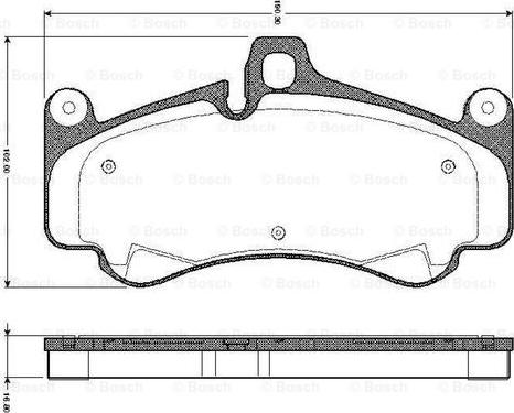 BOSCH 0 986 TB2 872 - Komplet Pločica, disk-kočnica www.molydon.hr