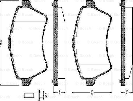 BOSCH 0 986 TB2 396 - Komplet Pločica, disk-kočnica www.molydon.hr