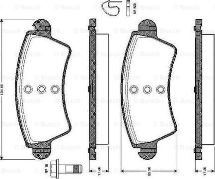 BOSCH 0 986 TB2 359 - Komplet Pločica, disk-kočnica www.molydon.hr