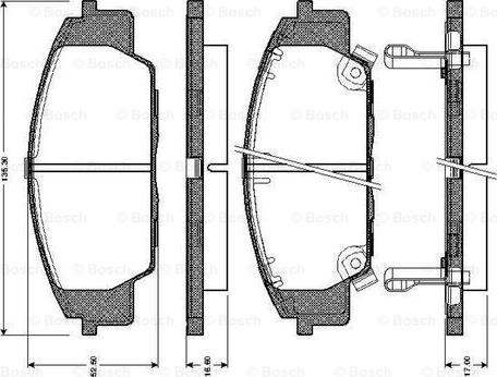 BOSCH 0 986 TB2 364 - Komplet Pločica, disk-kočnica www.molydon.hr