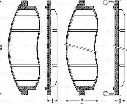 BOSCH 0 986 TB2 293 - Komplet Pločica, disk-kočnica www.molydon.hr