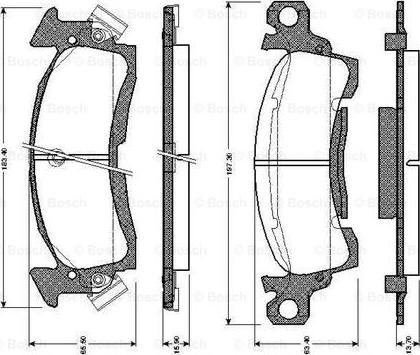 BOSCH 0 986 TB2 269 - Komplet Pločica, disk-kočnica www.molydon.hr