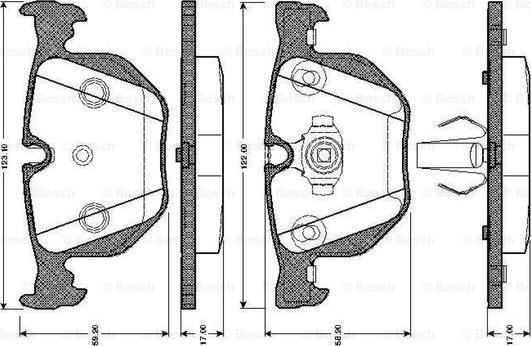 BOSCH 0 986 TB2 206 - Komplet Pločica, disk-kočnica www.molydon.hr