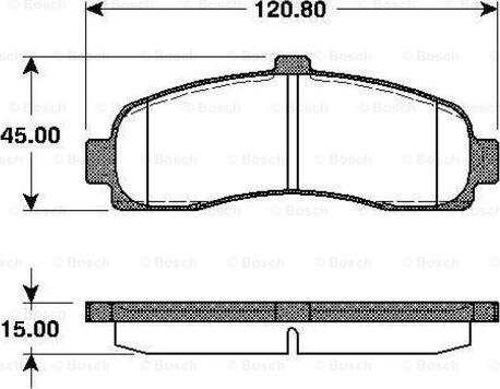 BOSCH 0 986 TB2 239 - Komplet Pločica, disk-kočnica www.molydon.hr