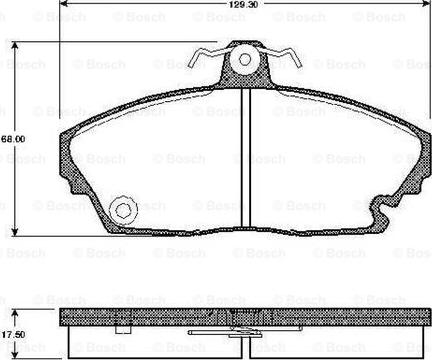 BOSCH 0 986 TB2 758 - Komplet Pločica, disk-kočnica www.molydon.hr