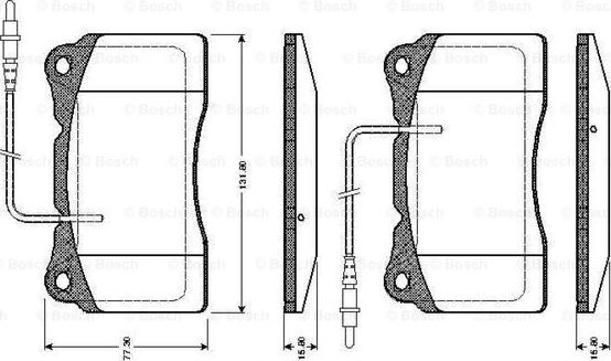 BOSCH 0 986 TB2 771 - Komplet Pločica, disk-kočnica www.molydon.hr