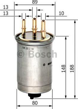 BOSCH 0 450 906 508 - Filter za gorivo www.molydon.hr