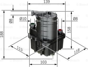 BOSCH 0 450 907 015 - Filter za gorivo www.molydon.hr