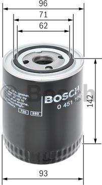 BOSCH 0 451 104 066 - Filter za ulje www.molydon.hr