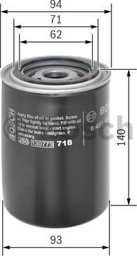 BOSCH 0 451 104 005 - Filter za ulje www.molydon.hr