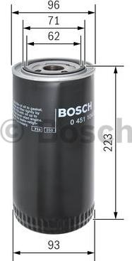 BOSCH 0 451 104 015 - Filter za ulje www.molydon.hr