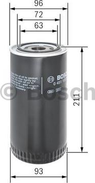 BOSCH 0 451 105 067 - Filter za ulje www.molydon.hr