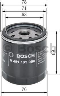 BOSCH 0 451 103 050 - Filter za ulje www.molydon.hr