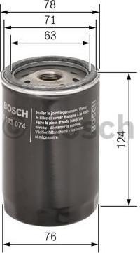 BOSCH 0 451 103 074 - Filter za ulje www.molydon.hr