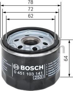 BOSCH 0 451 103 141 - Filter za ulje www.molydon.hr