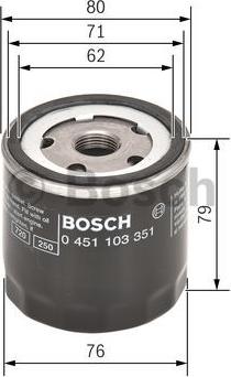 BOSCH 0 451 103 351 - Filter za ulje www.molydon.hr