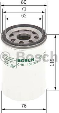 BOSCH 0 451 103 335 - Filter za ulje www.molydon.hr