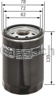 BOSCH 0 451 103 371 - Filter za ulje www.molydon.hr