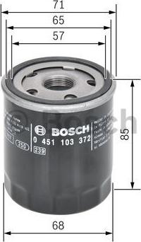 BOSCH 0 451 103 372 - Filter za ulje www.molydon.hr