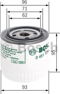 BOSCH 0 451 103 260 - Filter za ulje www.molydon.hr