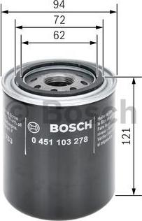 BOSCH 0 451 103 278 - Filter za ulje www.molydon.hr