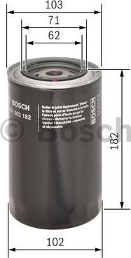 BOSCH 0 451 302 182 - Filter za ulje www.molydon.hr