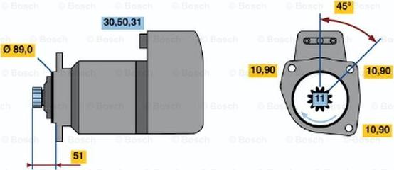 BOSCH 0 001 416 044 - Starter www.molydon.hr