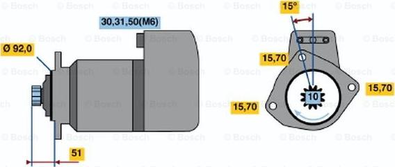 BOSCH 0 001 416 046 - Starter www.molydon.hr